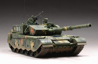 Plastikowy model PLA ZTZ-99A MBT do sklejania w skali 1:72 z firmy Trumpeter nr 07171