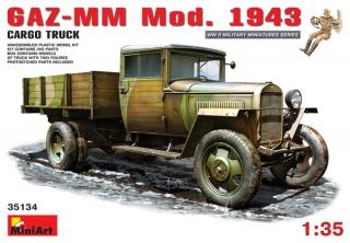 Plastikowy model pojazdu dostawczego GAZ-MM do sklejania w skali 1:35 z firmy MiniArt nr 35134