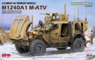 Plastikowy model pojazdu M1240A1 M-ATV z wnętrzem 1:35 RFM 5032