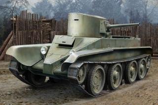 Plastikowy model radzieckiego czołgu BT-2 do sklejania w skali 1:35 firmy Hobby Boss 84514