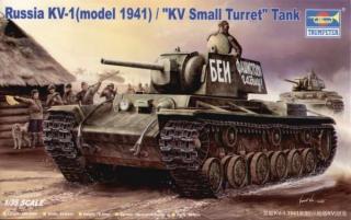 Plastikowy model redukcyjny czołgu KV-1 skala 1/35, Trumpeter 00356