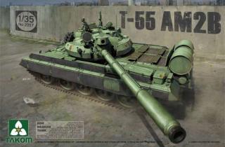 Plastikowy model redukcyjny czołgu T-55 AM2B skala 1/35, Takom 2057