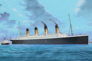 Plastikowy model RMS Titanic z LED do sklejania 1:200 Trumpeter 03719