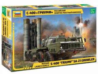 Plastikowy model S-400 Triumf SA-21 Growler do sklejania w skali 1:72 z firmy Zvezda nr 5068