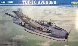 Plastikowy model samoalotu USAF TBF-1C Avenger, Trumpeter 02233