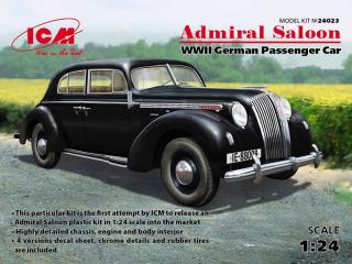 Plastikowy model samochodu Admiral Saloon do sklejania 1:24 ICM 24023