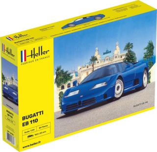 Plastikowy model samochodu Bugatti EB 110 do sklejania 1:24 Heller 80738