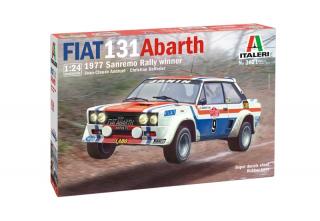 Plastikowy model samochodu Fiat 131 Abarth 1:24 Italeri 3621