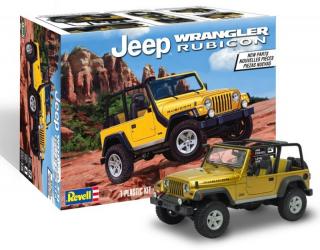 Plastikowy model samochodu Jeep Wrangler Rubicon do sklejania w skali 1:25 z firmy Revell nr 85-4501