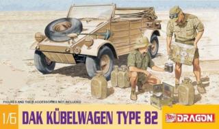 Plastikowy model samochodu Kubelwagen Typ 82 do sklejania 1:6 Dragon 75021