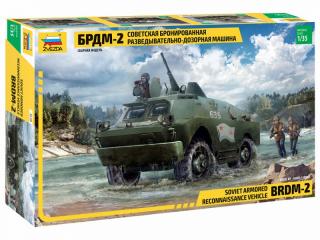 Plastikowy model samochodu opancerzonego BRDM-2 do sklejania Zvezda 3638 skala 1:35