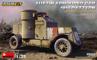 Plastikowy model samochodu pancernego Austin 1918 Pattern do sklejania w skali 1:35 z firmy MiniArt nr 39009