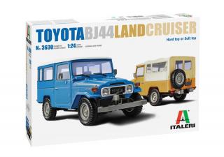 Plastikowy model samochodu Toyota BJ44 Land Cruiser do sklejania Italeri 3630 skala 1:24