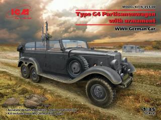 Plastikowy model samochodu Typ G4 do sklejania 1:35 ICM 35530