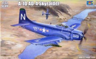Plastikowy model samolotu A-1D Skyraider w skali 1/32, Trumpeter 02252