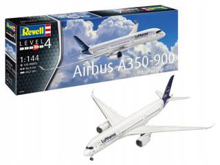 Plastikowy model samolotu Airbus A350-900 Lufthansa do sklejania Revell 03881 skala 1:144