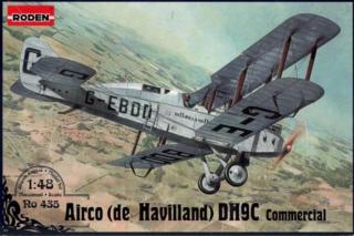 Plastikowy model samolotu Airco de Havilland DH.9C 1:48 Roden 435