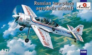 Plastikowy model samolotu akrobacyjnego Su-29 1:72 Amodel 72269