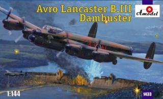 Plastikowy model samolotu Avro Lancaster B.III Dambuster 1:144 Amodel 1433