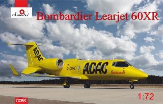 Plastikowy model samolotu Bombardier Learjet 60XR 1:72 Amodel 72360