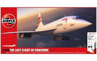 Plastikowy model samolotu Concorde zestaw startowy z farbami 1:144 Airfix A50189