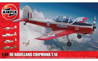 Plastikowy model samolotu De Havilland Chipmunk T.10 do sklejania 1:48 Airfix A04105