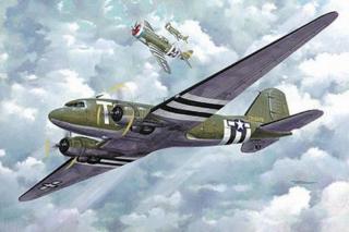 Plastikowy model samolotu Douglas C-47 Skytrain do sklejania w skali 1:144 Roden nr 308