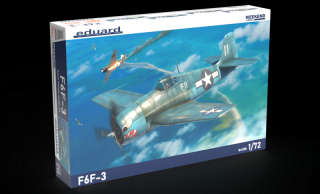 Plastikowy model samolotu F6F-3 do sklejania 1:72 Eduard 7457 Weekend edition