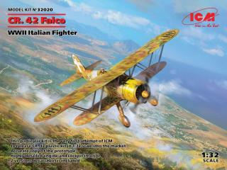 Plastikowy model samolotu Fiat CR.42 Falco 1:32 ICM 32020