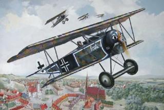 Plastikowy model samolotu Fokker D.VI do sklejania w skali 1:32 z firmy Roden nr 603