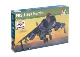 Plastikowy model samolotu FRS.1 Sea Harrier 1:72 Italeri 1236
