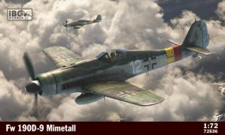 Plastikowy model samolotu Fw 190D-9 Mimetall 1:72 nr 72536