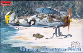 Plastikowy model samolotu Gloster Gladiator Mk.II 1:48 Roden 401
