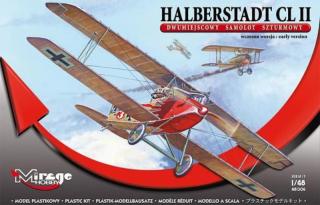 Plastikowy model samolotu Halberstadt CL.II do sklejania 1:48 nr 481306
