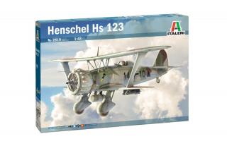 Plastikowy model samolotu Henschel HS 123 do sklejania w skali 1:48 z firmy Italeri 2819