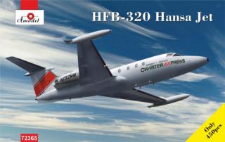 Plastikowy model samolotu HFB-320 Hansa Jet 1:72 Amodel 72365