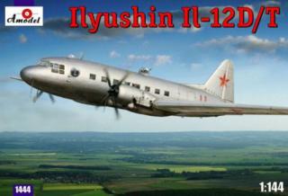Plastikowy model samolotu IŁ-12D/T 1:144 Amodel 1444