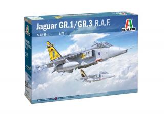 Plastikowy model samolotu Jaguar GR.1/GR.3 R.A.F. 1:72 Italeri 1459