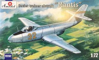 Plastikowy model samolotu Jak-32 Mantis 1:72 Amodel 72232