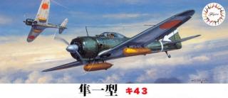 Plastikowy model samolotu Ki-43 Hayabusa do sklejania 1:72 Fujimi 723082