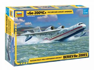 Plastikowy model samolotu "łodzi latającej" Beriev Be-200ES do sklejania w skali 1:144 z firmy Zvezda nr 7034