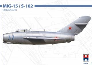 Plastikowy model samolotu MiG-15/S-102 do sklejania 1:48 Hobby 2000 nr 48006, hobby2000