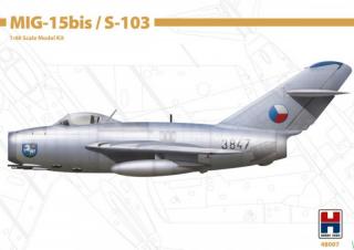 Plastikowy model samolotu MiG-15/S-103 do sklejania 1:48 Hobby 2000 nr 48007
