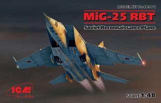 Plastikowy model samolotu MiG-25 RBT do sklejania ICM 48901