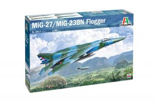 Plastikowy model samolotu MiG-27/MiG-23BN Flogger 1:48 Italeri 2817