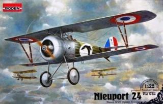 Plastikowy model samolotu Nieuport 24 1:32 Roden 618