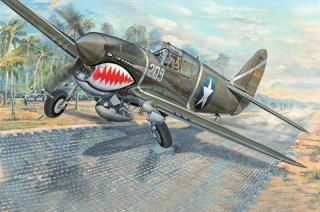 Plastikowy model samolotu P-40F War Hawk do sklejania 1:32 Trumpeter 03227