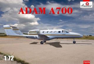 Plastikowy model samolotu pasażerskiego Adam A700 1:72 Amodel 72370