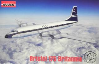 Plastikowy model samolotu pasażerskiego Bristol 175 Britannia do sklejania w skali 1:144 Roden nr 312