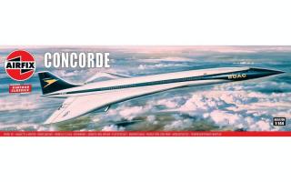 Plastikowy model samolotu pasażerskiego Concorde do sklejania Airfix A05170V skala 1:144